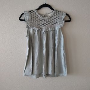 Altar'd State Linen Crochet Tank